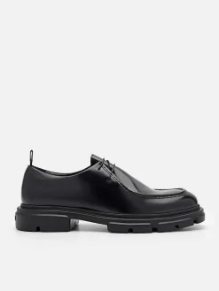 Ellis Leather Lace-Up Shoes<PEDRO