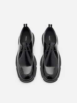 Ellis Leather Lace-Up Shoes<PEDRO