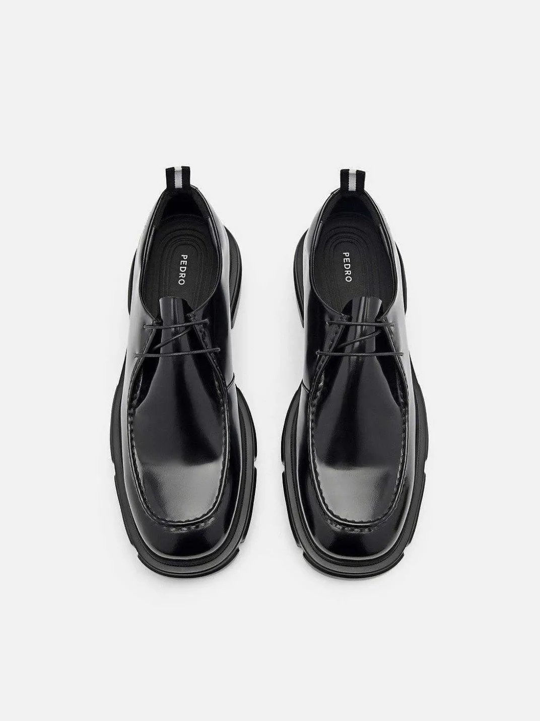 Ellis Leather Lace-Up Shoes<PEDRO