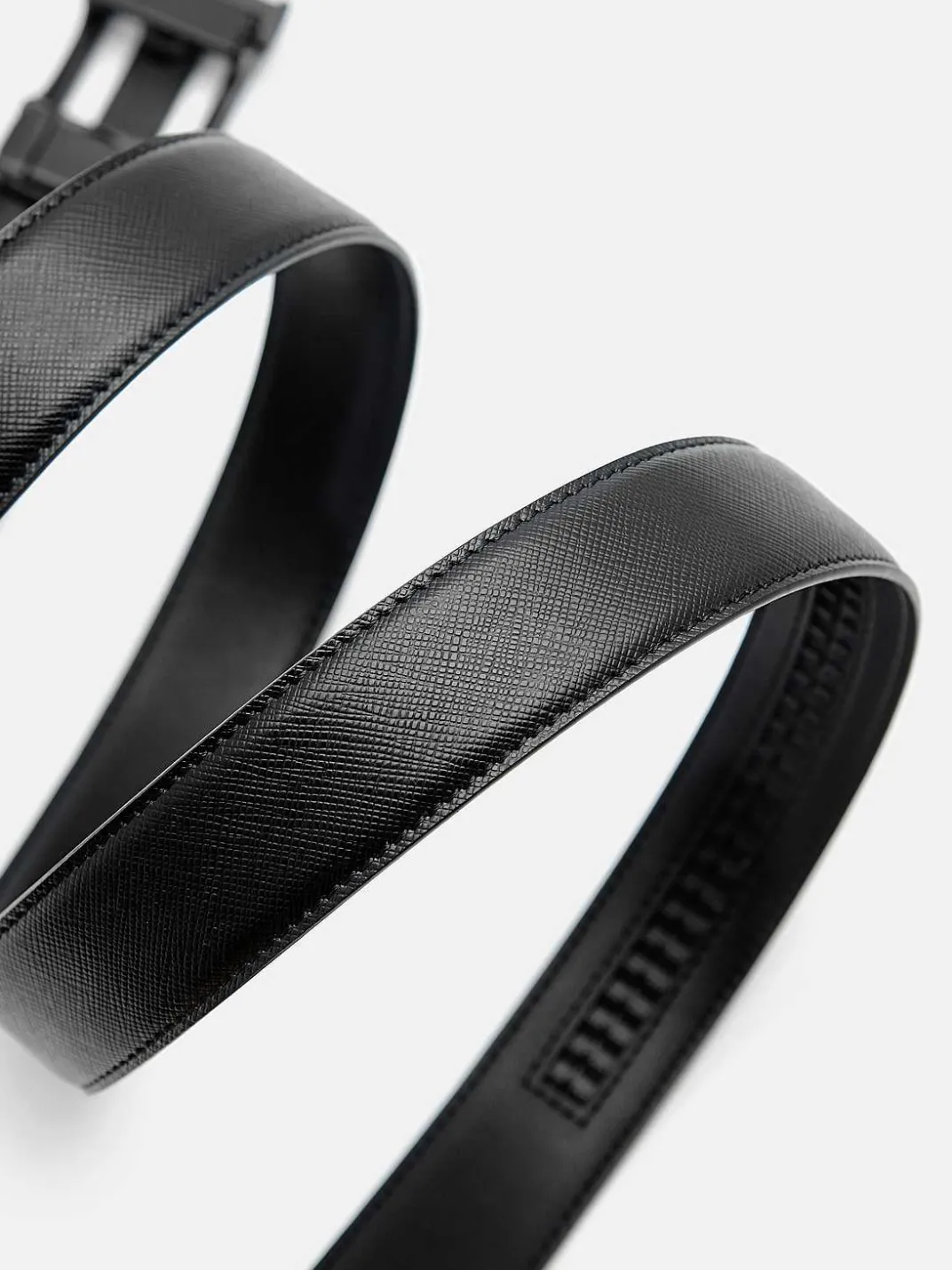 Embossed Leather Automatic Belt<PEDRO Sale