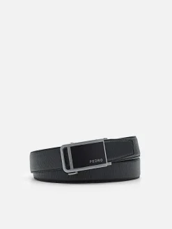 Embossed Leather Automatic Belt<PEDRO Hot