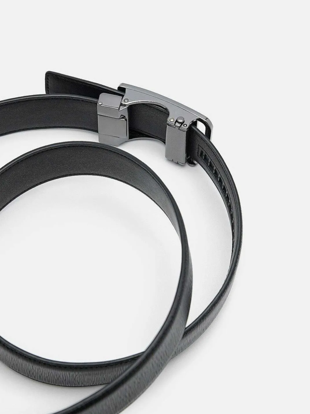 Embossed Leather Automatic Belt<PEDRO Hot