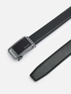 Embossed Leather Automatic Belt<PEDRO Hot
