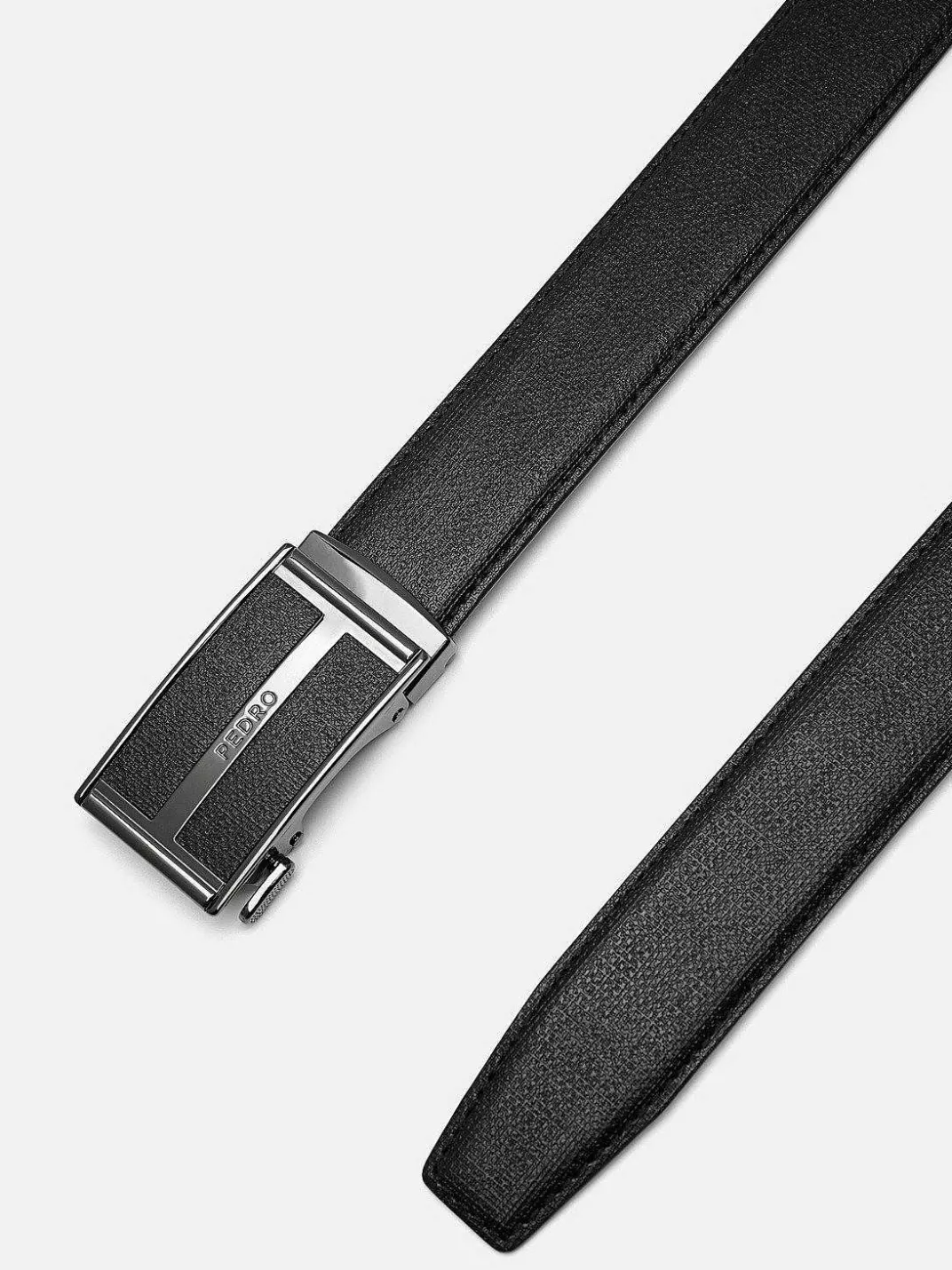 Embossed Leather Automatic Belt<PEDRO