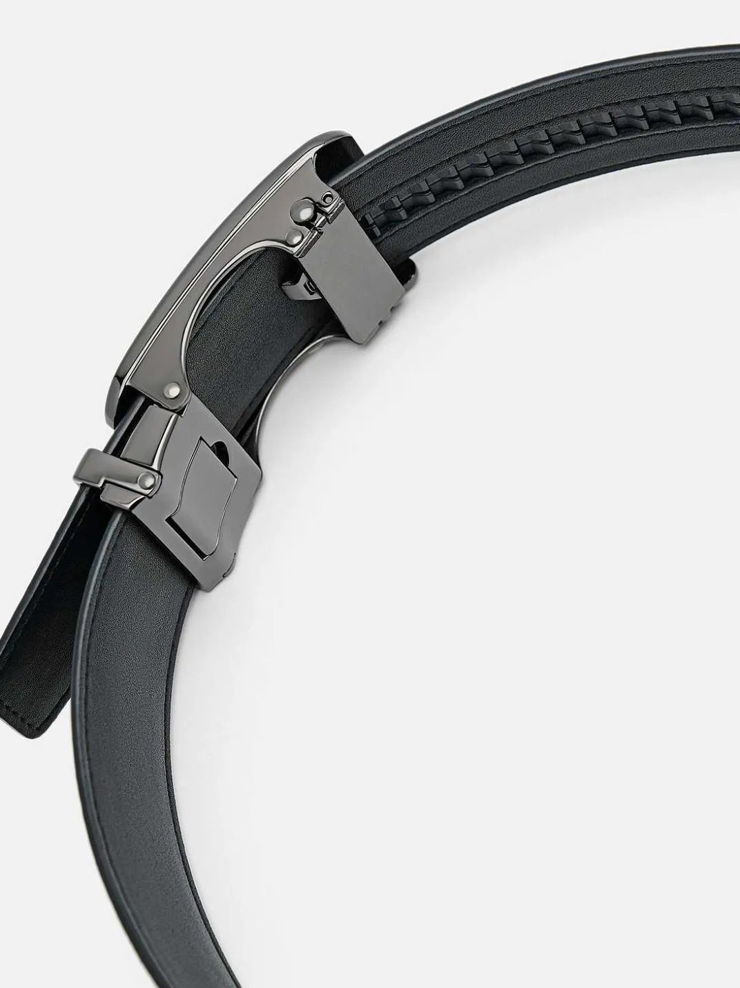 Embossed Leather Automatic Belt<PEDRO Sale