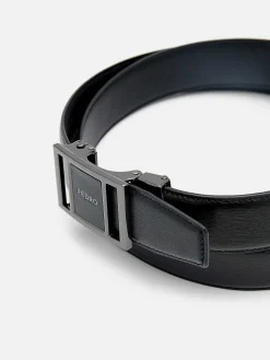 Embossed Leather Automatic Belt<PEDRO Outlet
