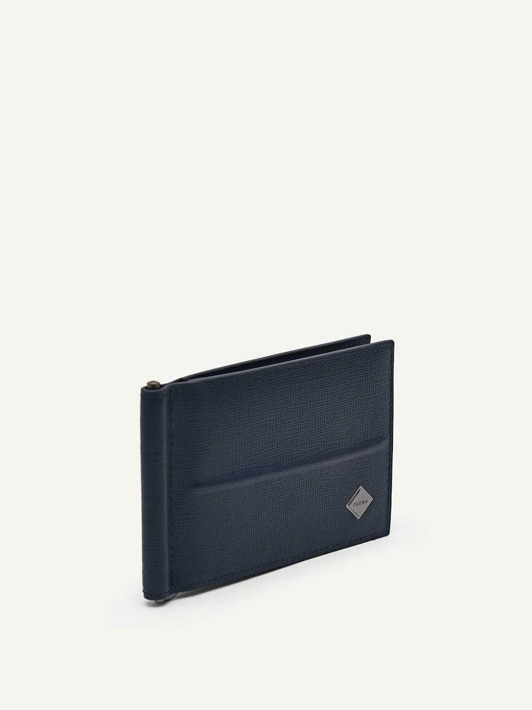Embossed Leather Bi-Fold Money Clip<PEDRO Best
