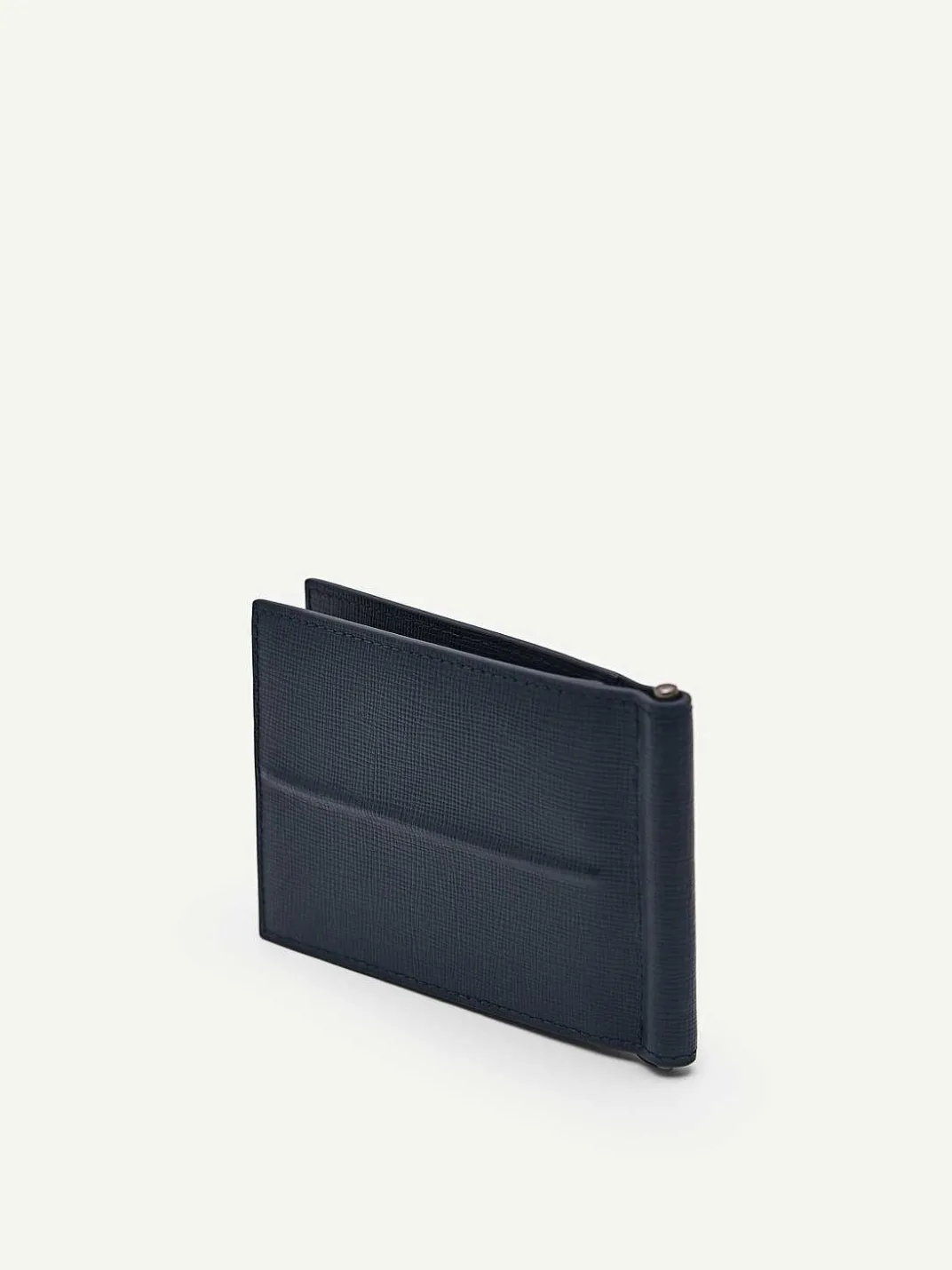 Embossed Leather Bi-Fold Money Clip<PEDRO Best
