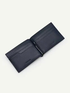 Embossed Leather Bi-Fold Money Clip<PEDRO Best