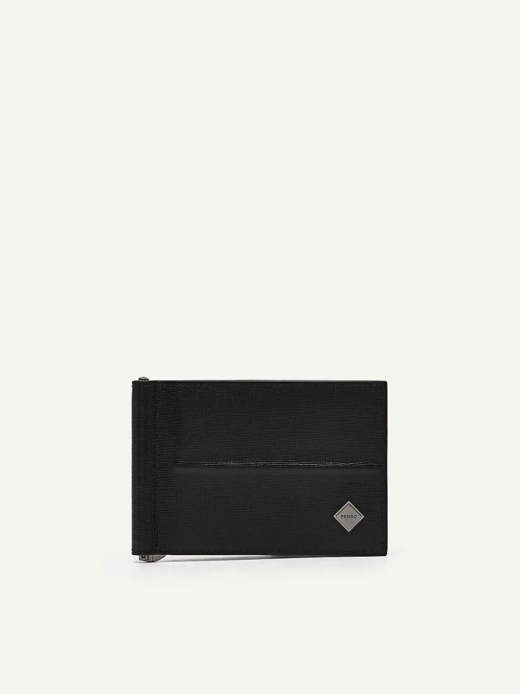 Embossed Leather Bi-Fold Money Clip<PEDRO Discount