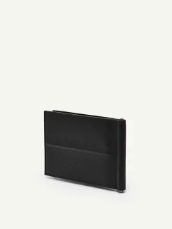Embossed Leather Bi-Fold Money Clip<PEDRO Discount