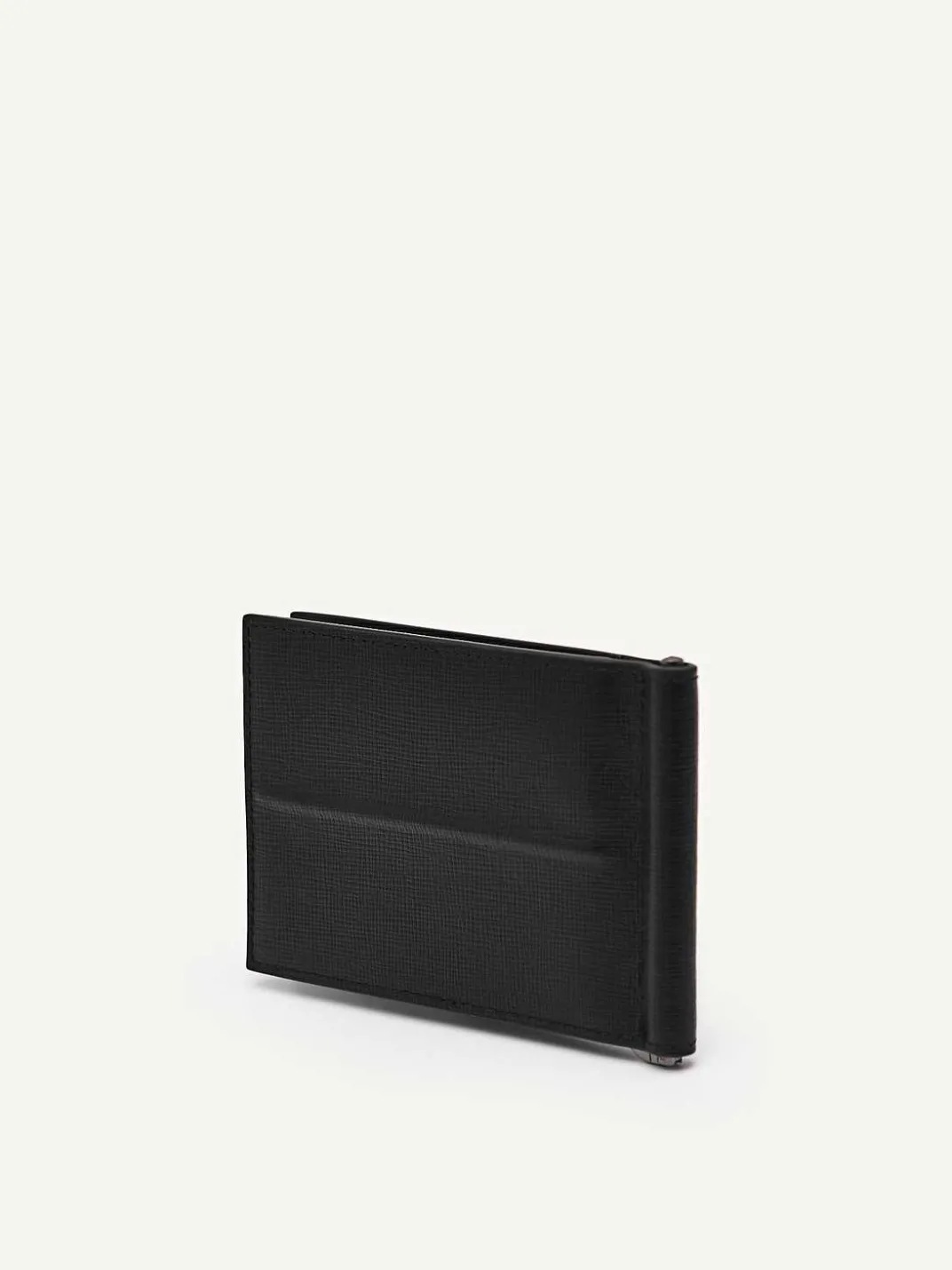 Embossed Leather Bi-Fold Money Clip<PEDRO Discount