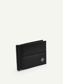 Embossed Leather Bi-Fold Money Clip<PEDRO Discount
