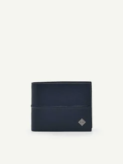 Embossed Leather Bi-Fold Wallet With Insert<PEDRO Sale