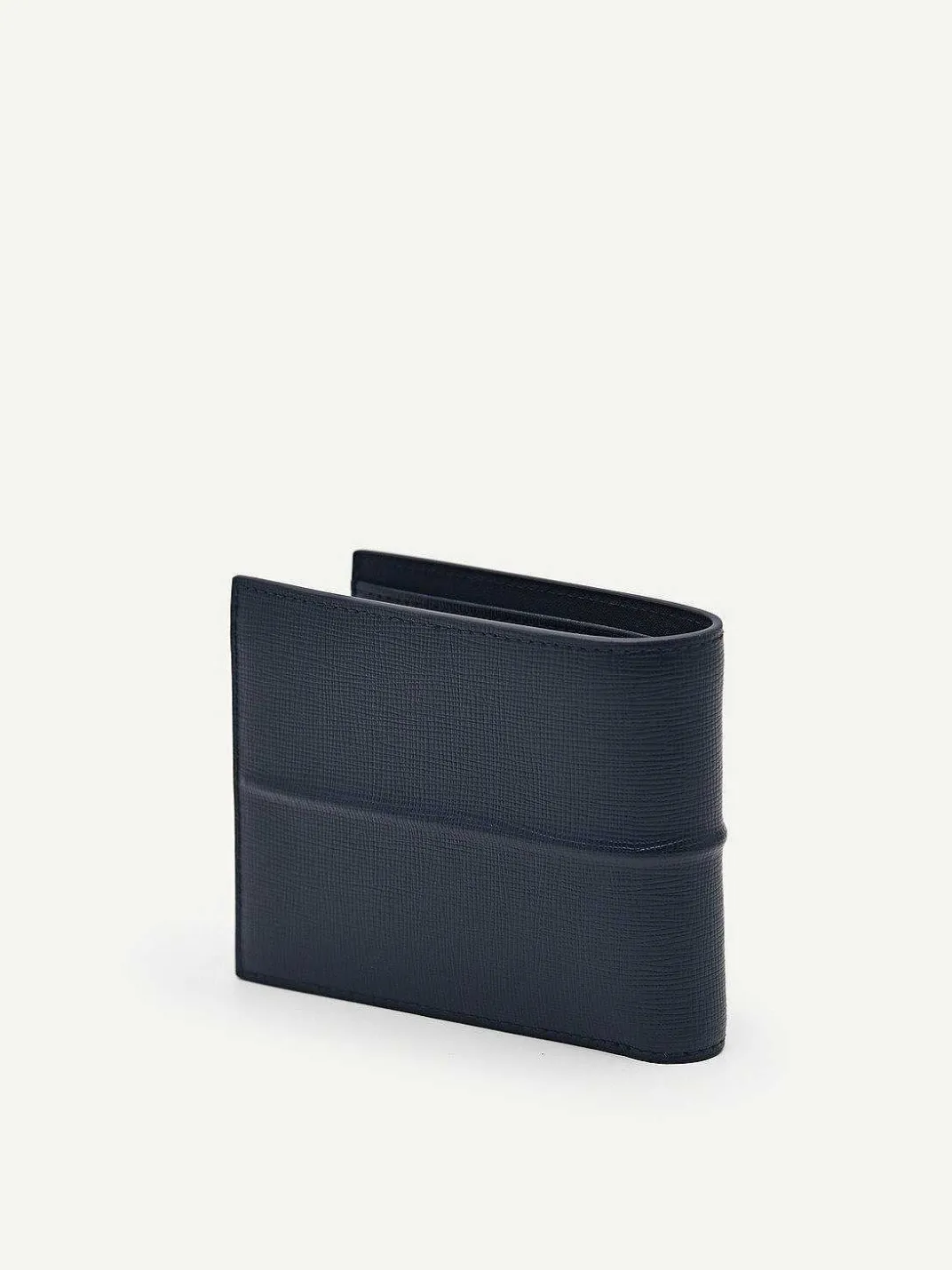 Embossed Leather Bi-Fold Wallet With Insert<PEDRO Sale