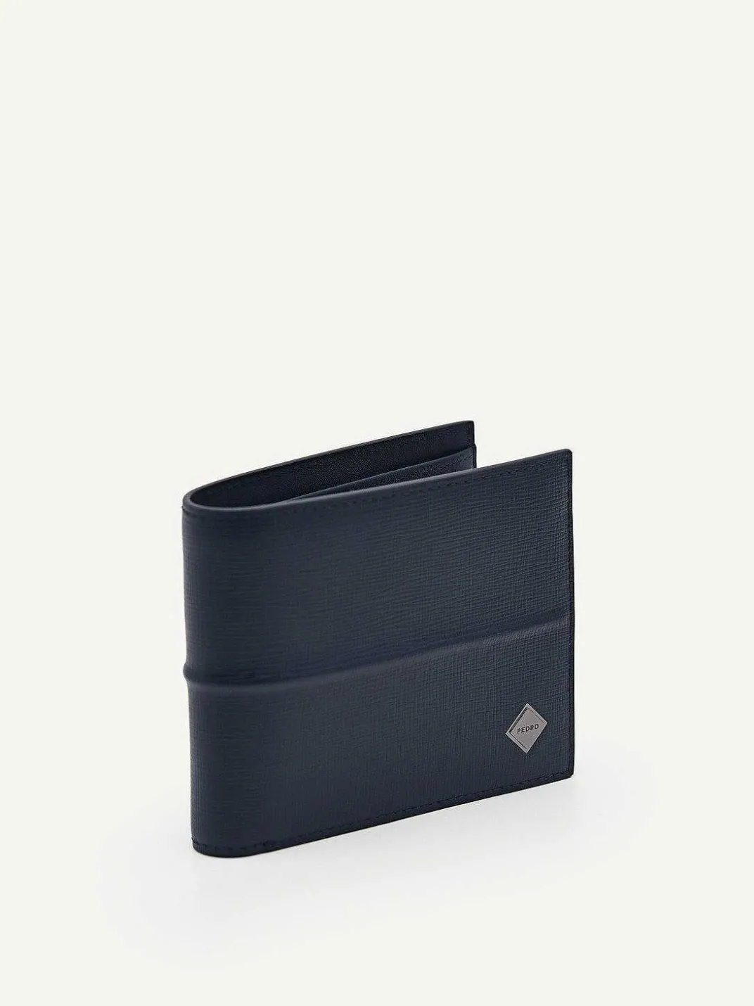 Embossed Leather Bi-Fold Wallet With Insert<PEDRO Sale