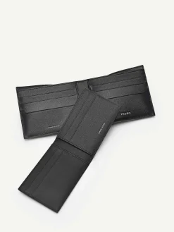 Embossed Leather Bi-Fold Wallet With Insert<PEDRO Online