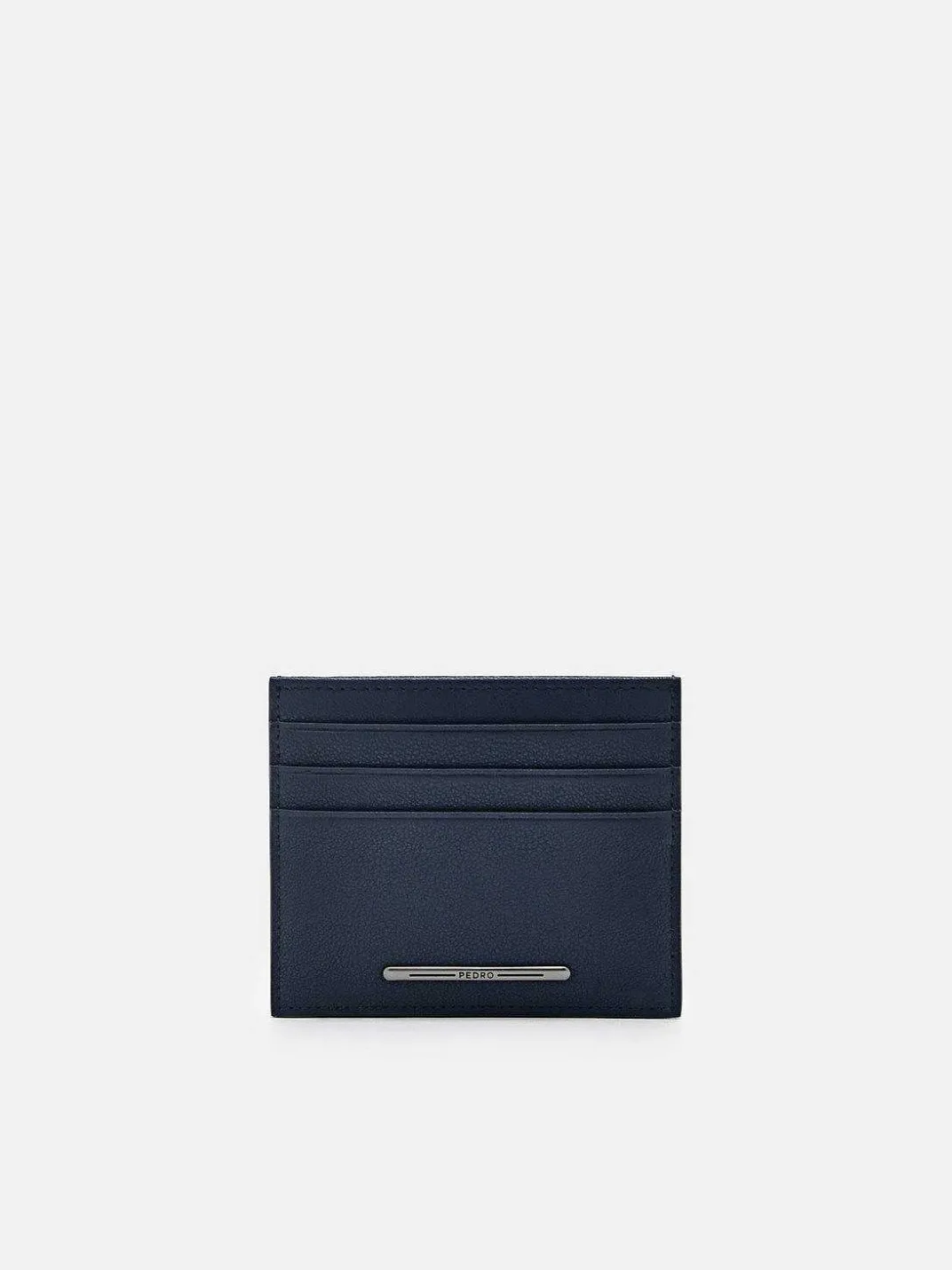 Embossed Leather Card Holder<PEDRO Clearance