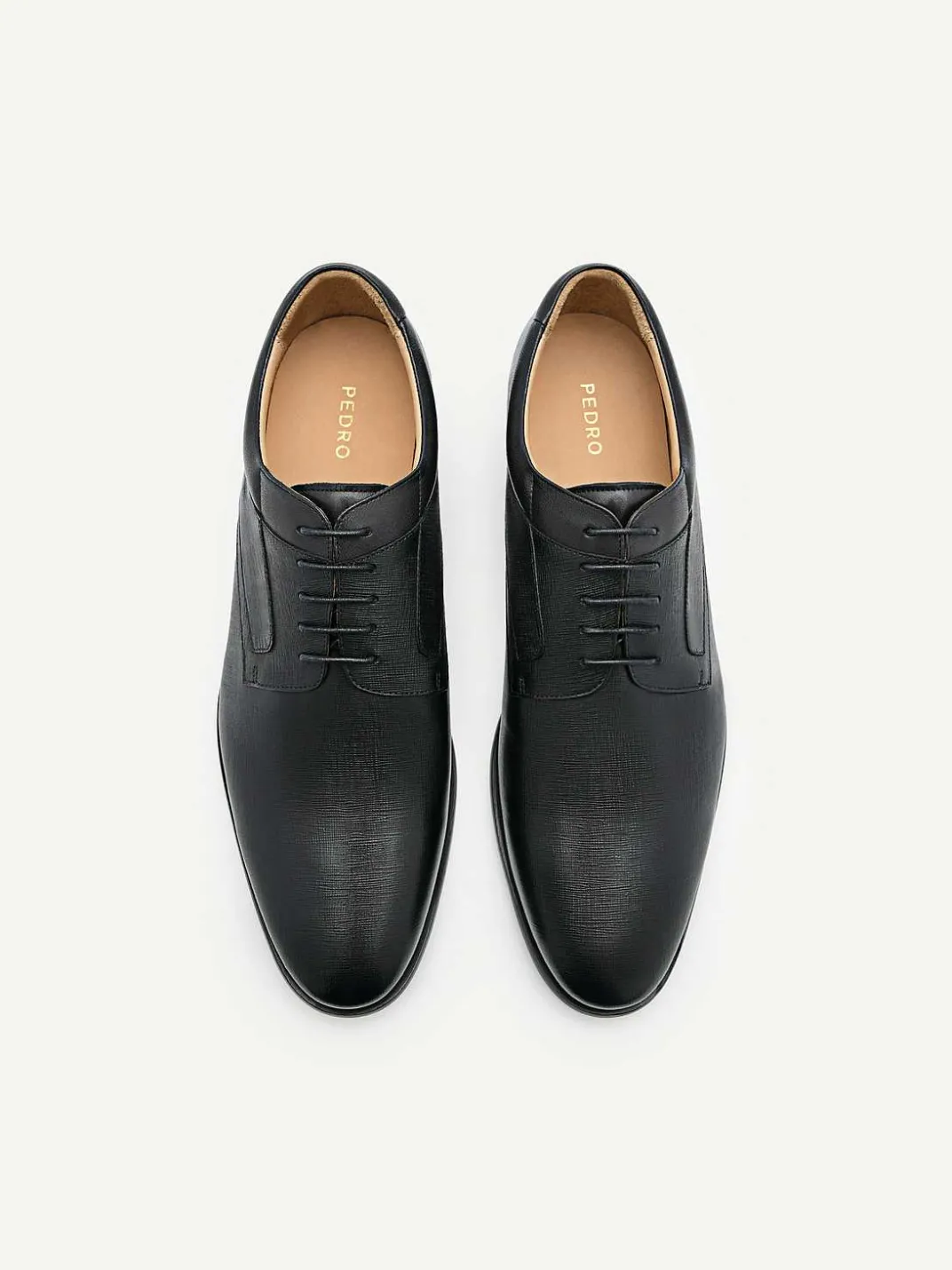 Embossed Leather Derby Shoes<PEDRO Outlet