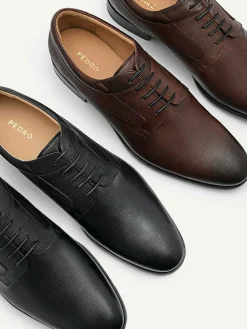 Embossed Leather Derby Shoes<PEDRO Outlet