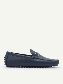 Embossed Leather Driving Shoes<PEDRO Clearance