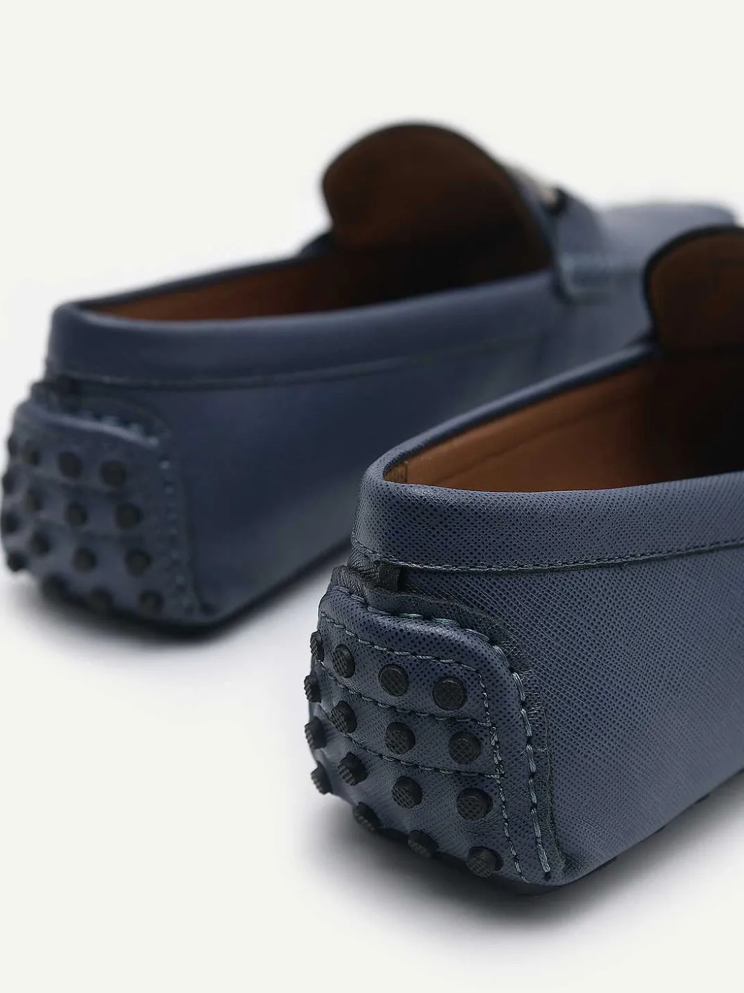 Embossed Leather Driving Shoes<PEDRO Clearance