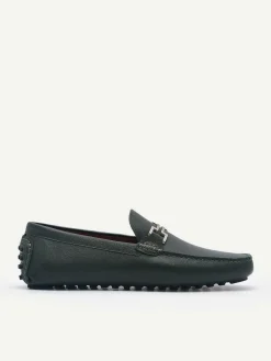 Embossed Leather Driving Shoes<PEDRO Clearance