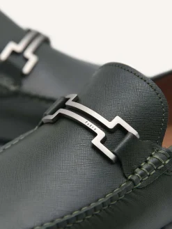 Embossed Leather Driving Shoes<PEDRO Clearance