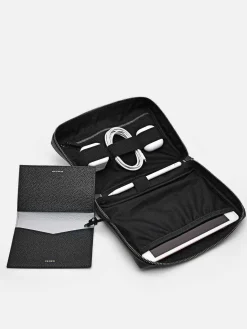 Embossed Leather Pouch<PEDRO Outlet