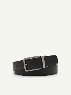 Embossed Leather Reversible Pin Belt<PEDRO Sale