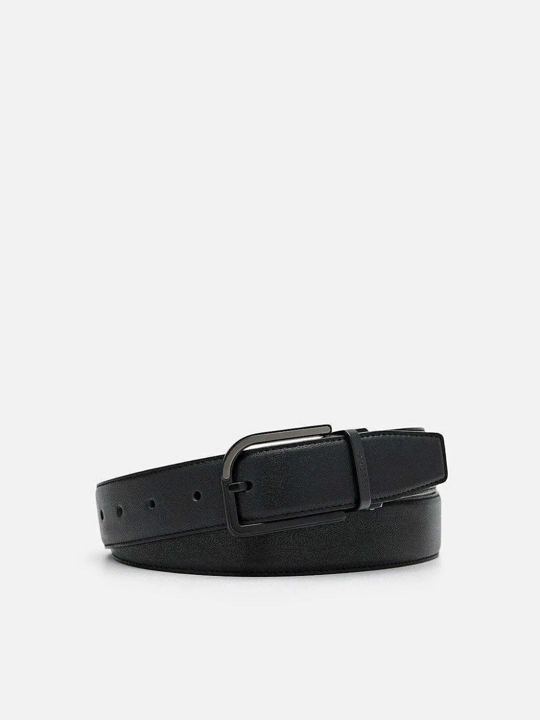 Embossed Leather Reversible Pin Belt<PEDRO Outlet