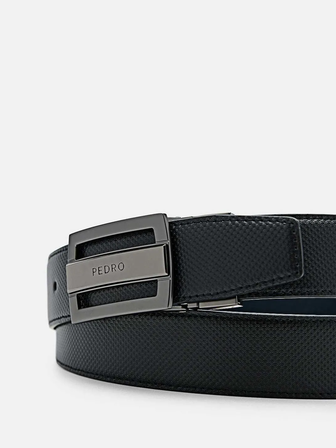 Embossed Leather Reversible Tang Belt<PEDRO Outlet