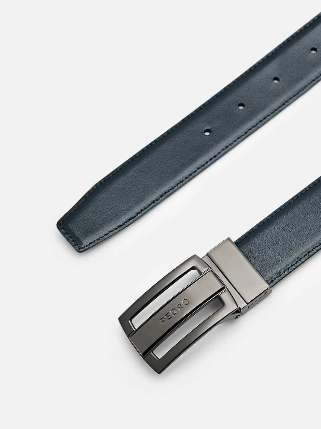 Embossed Leather Reversible Tang Belt<PEDRO Outlet