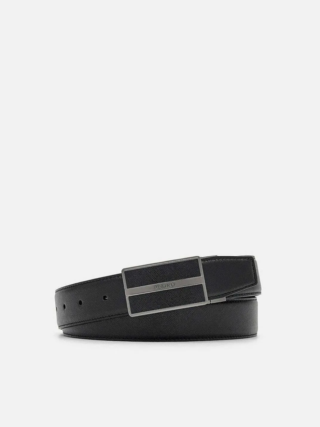 Embossed Leather Reversible Tang Belt<PEDRO Online