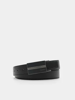 Embossed Leather Reversible Tang Belt<PEDRO Hot