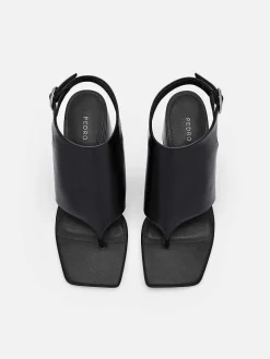 Este Leather Heel Sandals<PEDRO Best