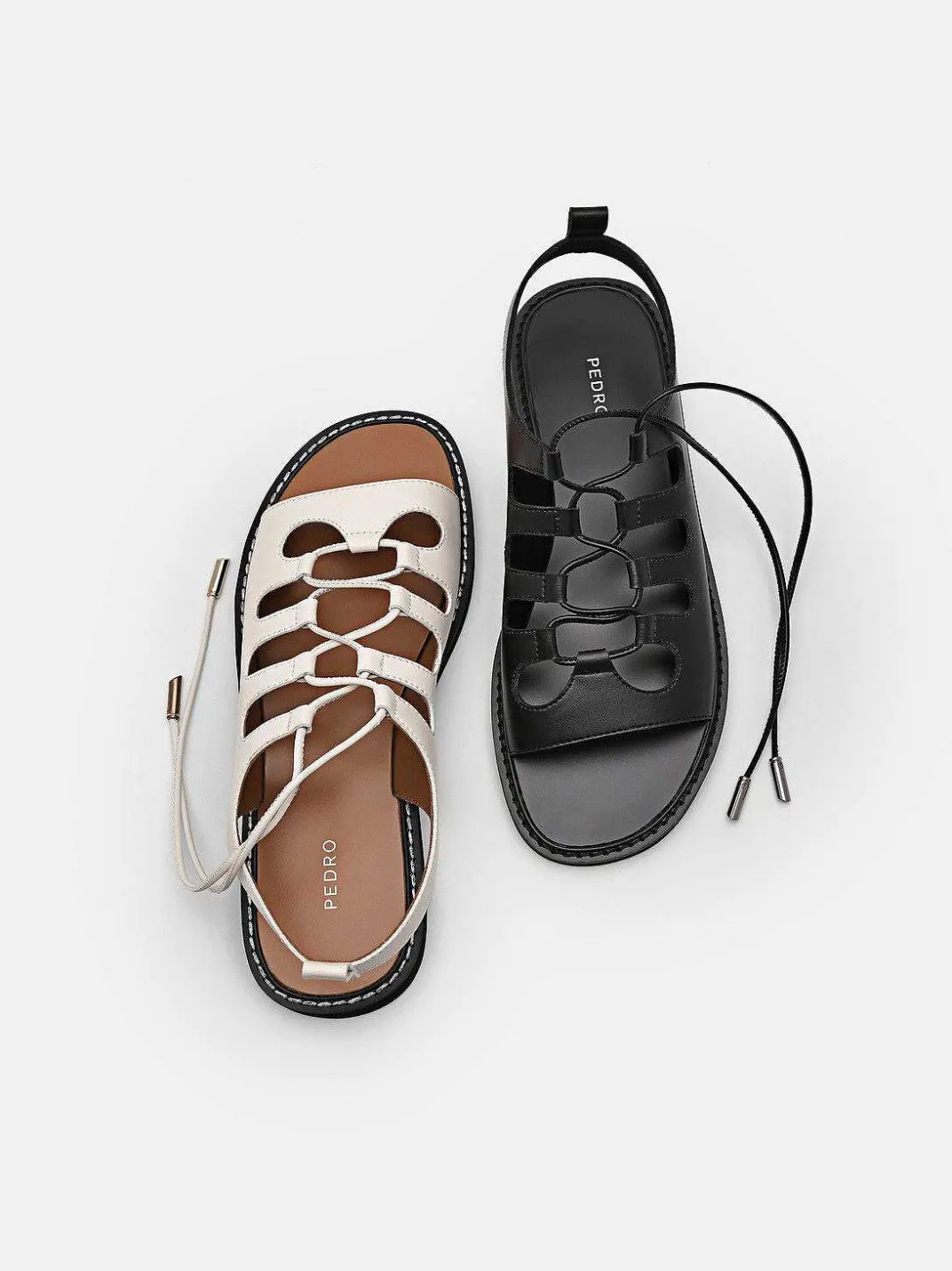 Ethel Laced Sandals<PEDRO Hot