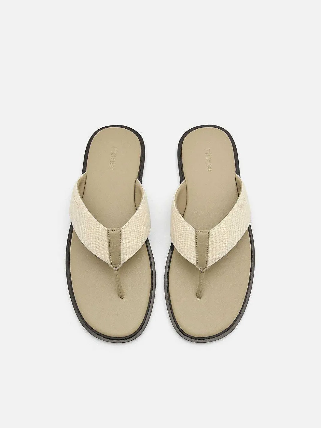 Fabric Thong Sandals<PEDRO