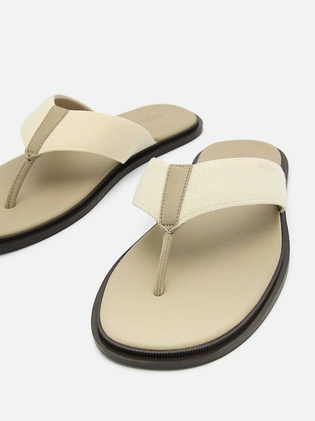 Fabric Thong Sandals<PEDRO