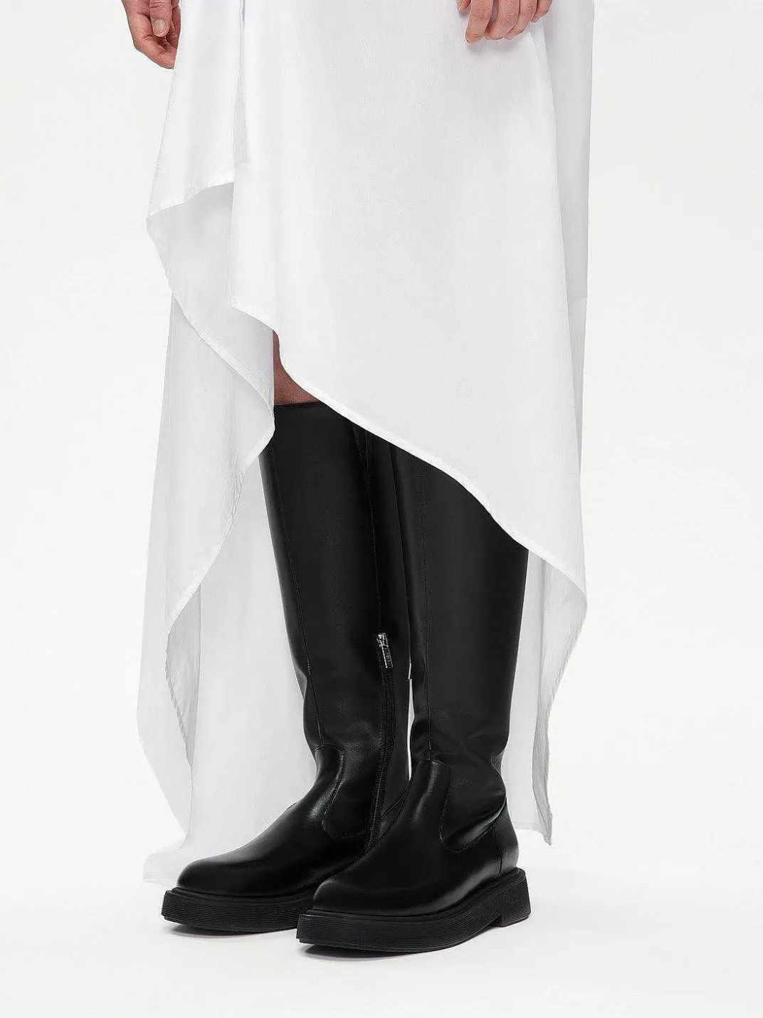 Flo Leather Knee Boots<PEDRO