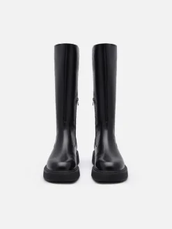 Flo Leather Knee Boots<PEDRO