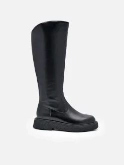 Flo Leather Knee Boots<PEDRO