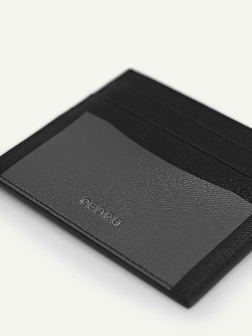 Full-Grain Leather Cardholder<PEDRO Outlet