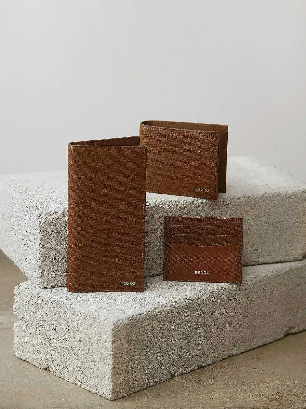 Full-Grain Leather Wallet With Insert<PEDRO New
