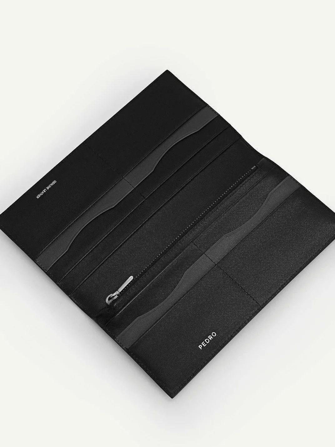 Full-Grain Long Leather Wallet<PEDRO Online
