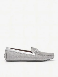 Glitter Bow Driving Shoes<PEDRO Clearance