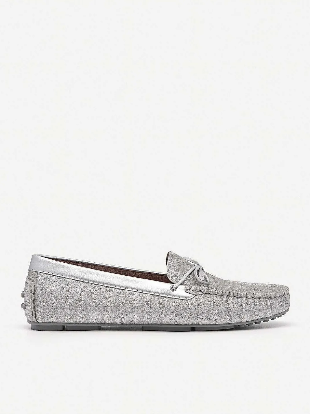 Glitter Bow Driving Shoes<PEDRO Clearance