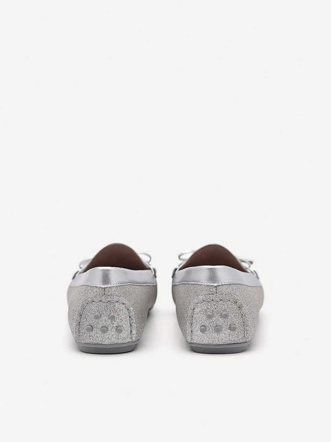 Glitter Bow Driving Shoes<PEDRO Clearance