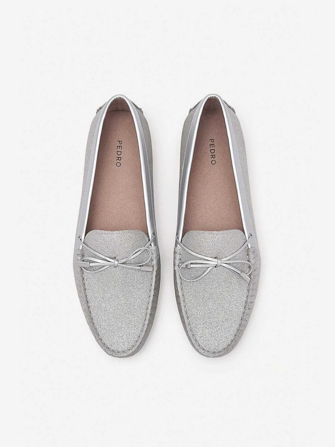Glitter Bow Driving Shoes<PEDRO Clearance