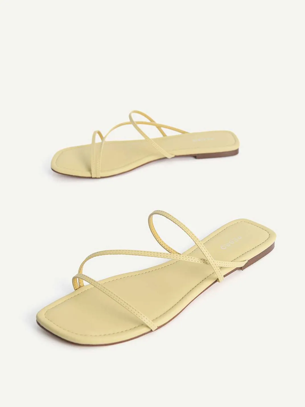Gwyneth Strappy Flats<PEDRO